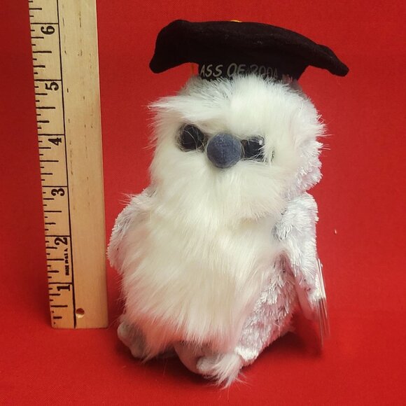 Ty Beanie Baby Class of 2004 The Owl Plush Toy Stuffed Animal - Picture 7 of 13